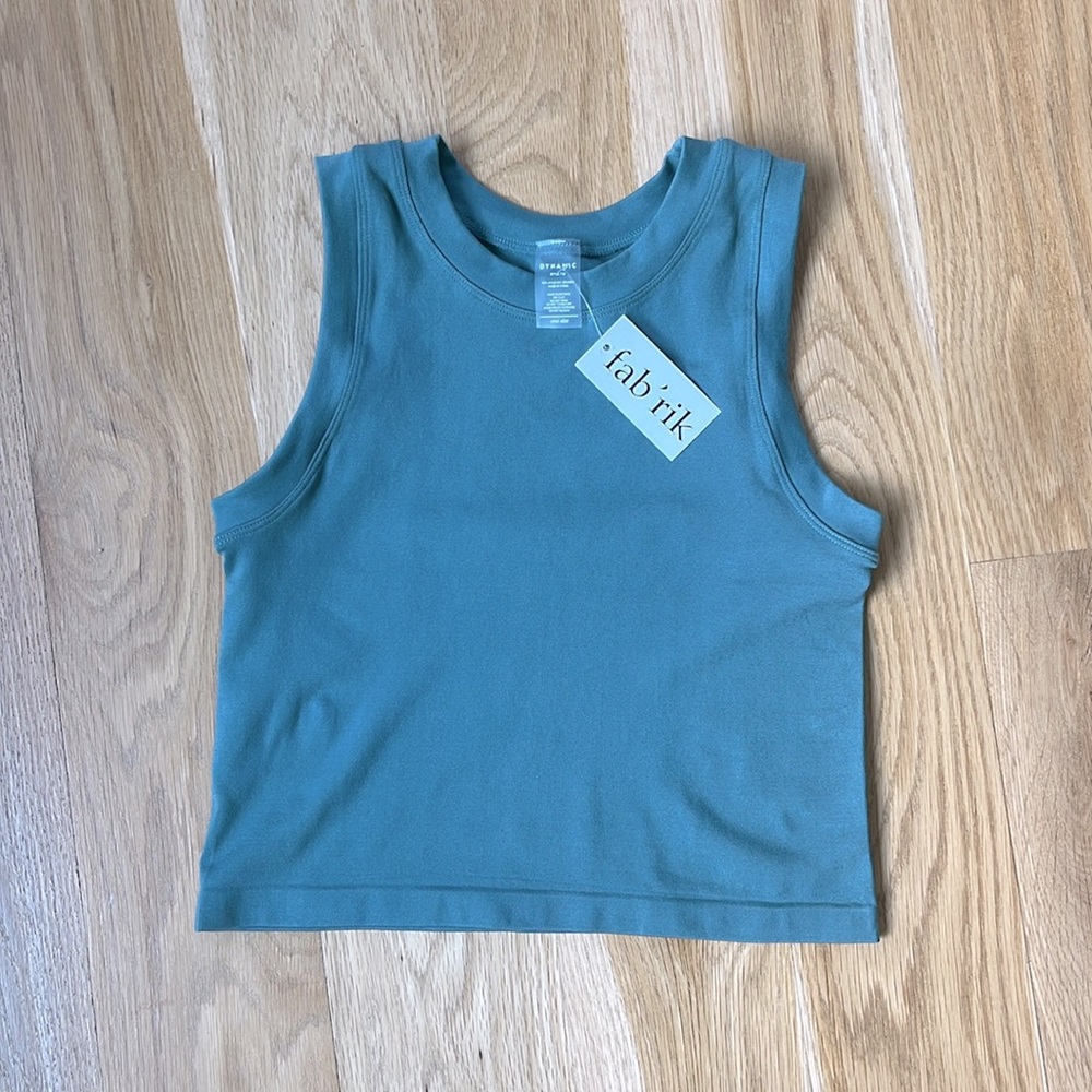 High Neck Cropped Tank